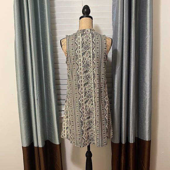 Print short dress - Picture 4 of 4